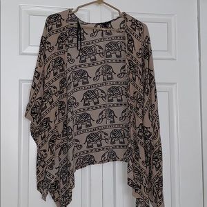 Forever 21 Elephant Kimono